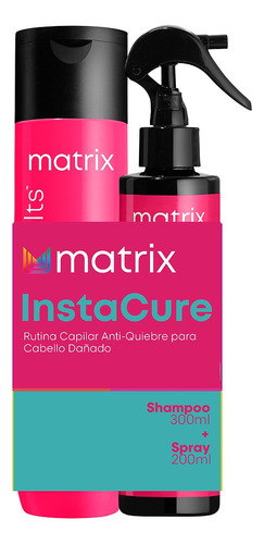 Set Shampoo Instacure 300ml + Spray Instacure 200ml Matrix