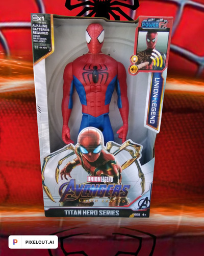 Spiderman Grande Figura Hombre Araña Juguete Avengers 