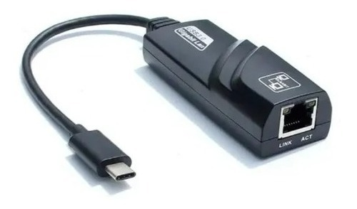 Adaptador Usb Tipo C 2.0 A Rj45 Lan Red Para Mac Y Windows