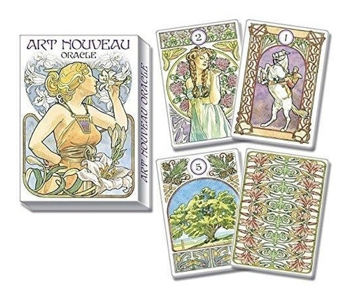 Art Nouveau Lenormand (cartas + Manual) Lunaea Wheaterstone