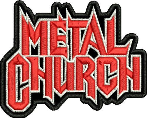 Parche Bordado Metal Church Metalera Heavy