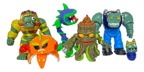 Paquete Seis Figuras Plantas Vs Zombies