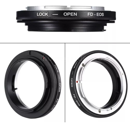 Anillo Adaptador De Lente Canon Fd Para Canon Eos Sin