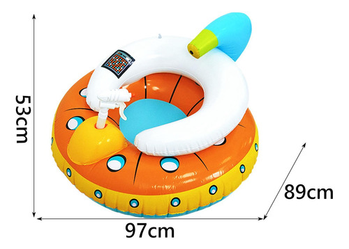 Flotador De Piscina Inflable Para Niños, Portátil, Bonito