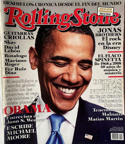 Rolling Stone Nº 126, 2008, El Flaco Spinetta, Ex8