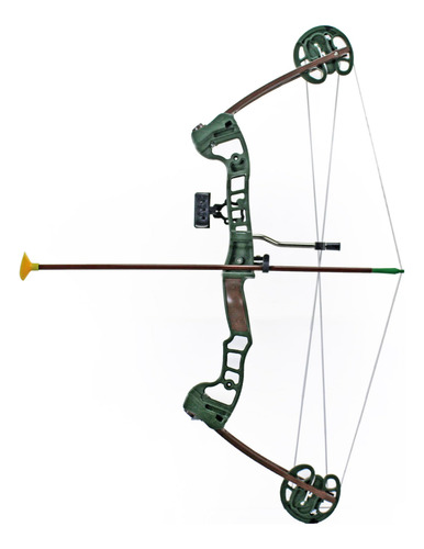 Juego De Arco Y Flecha De Juguete Con 3 Flechas De Ventosa Verde