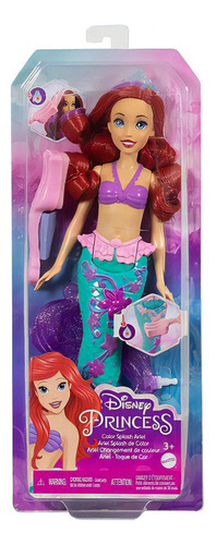 Disney Princess Ariel Splash De Color Cambia De Color