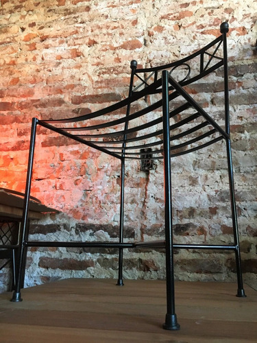 Imagen 5 de 6 de Silla De Hierro Romana Forjado La Mejor Calidad