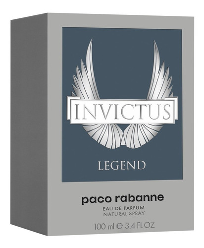 Imagen 3 de 3 de Paco Rabanne Invictus Legend EDP 100 ml para hombre