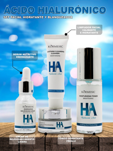 2kit De Cuidado Facial Con Ácido Hialurónico Care Travel Set