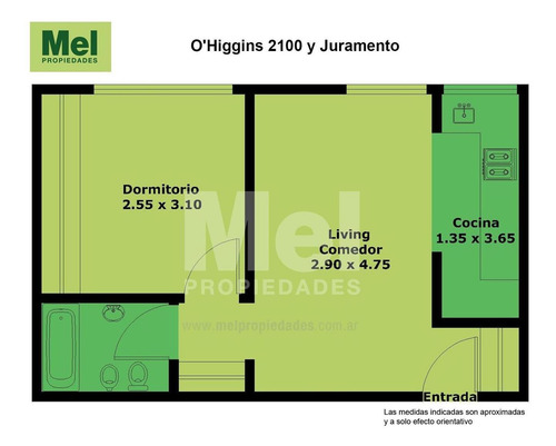 Imagen 14 de 14 de Excelente 2amb Reciclado, Piso Alto, Luz.