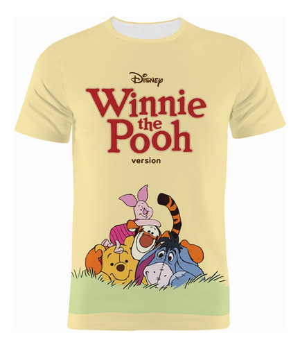 Nueva Polera Con Estampado Moderno De Winnie The Pooh