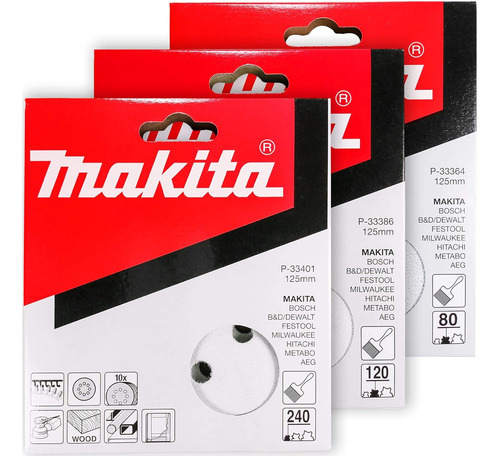 Makita 30 Piece   Multi Juego De Discos De Lijado Para 5 