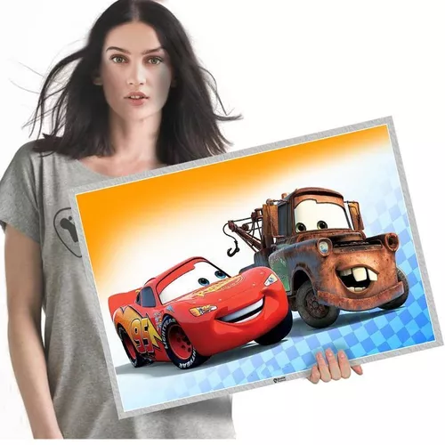 Quadro filme carros relampago mcqueen - Quadros Mais,Sua loja de Quadros  Decorativos na Internet