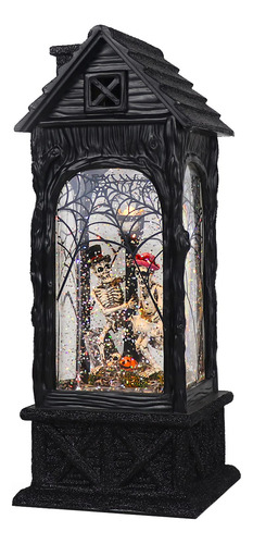 Decoracion De Halloween Linterna Globo De Nieve Esqueletos