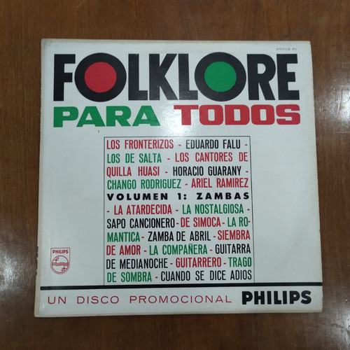 Disco Vinilo Folklore Para Todos Vol. 1, Fronterizos, Falú