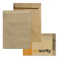 Comprar Envelope A4 Saco Kraft Pardo 22 X 32 Cm Scrity 250 Unidades