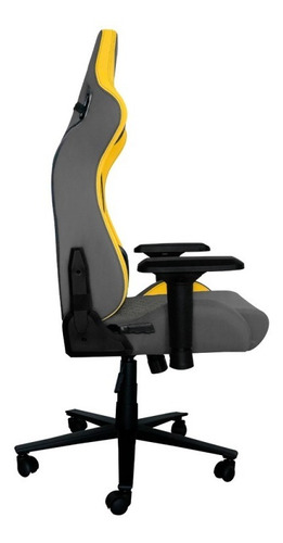 Silla Gamer Balam Rush Br-932875 Hasta 150kg Gris/amaril /v