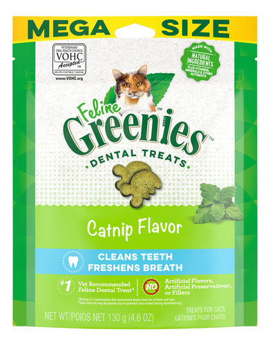 Hierba Gatera Cat Treats Greenies Feline Para El Cuidado Den