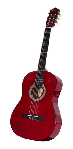 Guitarra De Niño / A 3/4 Criolla  86 Cm Natural + Funda Puas