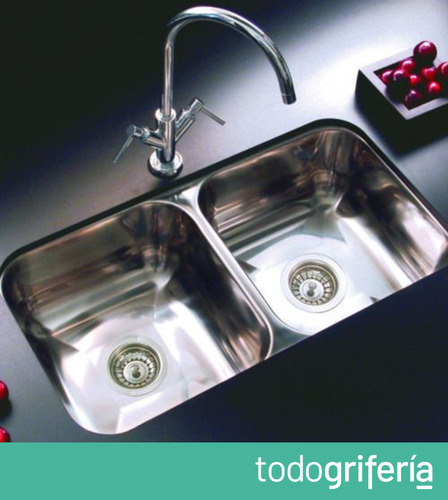 Bacha Cocina Johnson Doblec37/18 70x37x18 Cm Acero