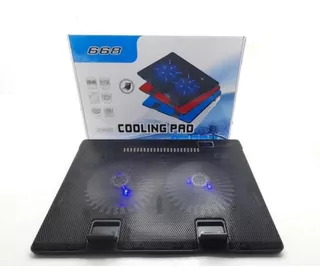 Cooler Ventilador Para Laptop Macbook - Soporte Plegable Led