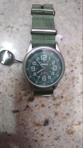 Relogio Infantry Military Verde Unissex