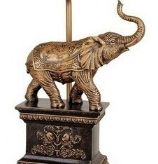 Imagen 4 de 6 de Lampara De Elefante, Lampara Clásica, Para Sala O Recamara