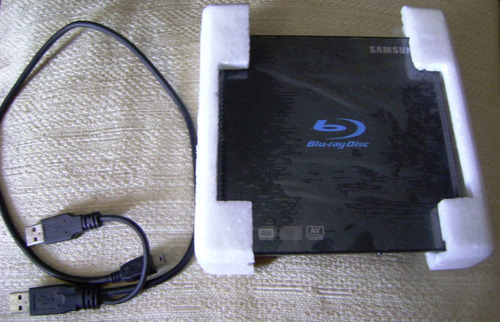 Quemador Blu-ray Writer Slim Portable 