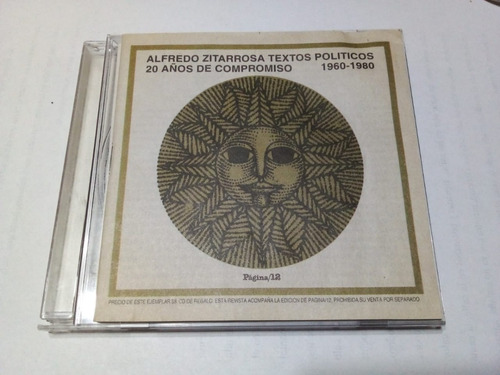 Textos Políticos - Zitarrosa - Página12 - Cd - U