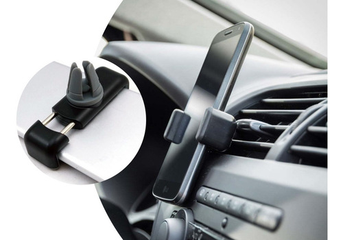 Imagem 3 de 4 de Suporte Gps Celular Universal Veicular Ar Condicionado Carro