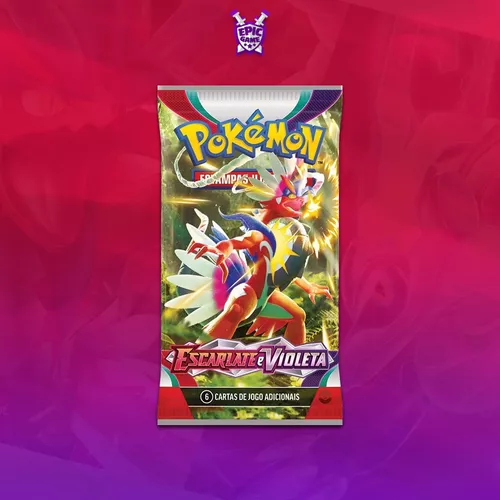 10 Boosters Cartas Pokemon Nova Geração Escarlate E Violeta