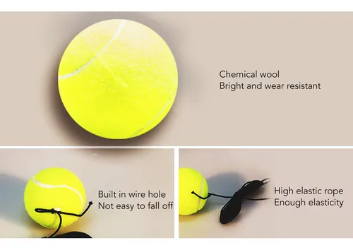 Entrenador De Tenis Individual Portátil Con Estructura De