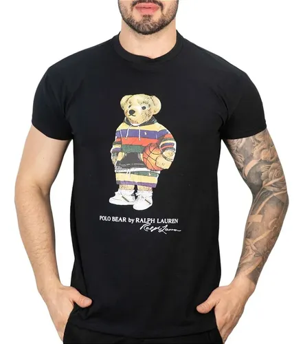 Camiseta Ralph Lauren Masculina Polo Bear Pima