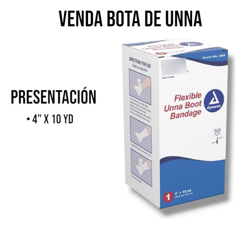 Vendaje Bota De Unna ( Tipo Flexi Drees )