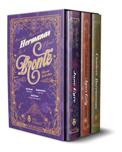 Obras Selectas Hermanas Bronte - Eyre - Del Fondo 3 Libros /