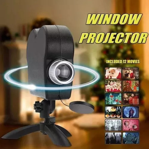 Proyector De Luces Holográficas De Navidad De Halloween