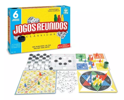 Jogo de Tabuleiro Nig Dama e Ludo