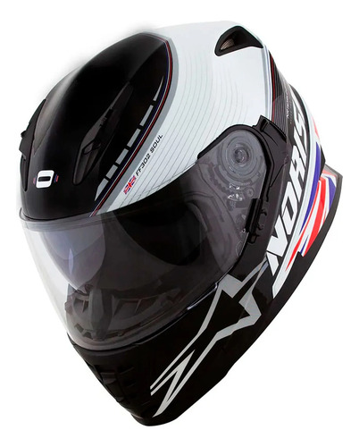 Capacete Norisk Fechado Reino Unido Preto Sergeant 56
