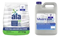 Comprar Jabón En Polvo Ala Matic 5 Kg + Suavizante Vivere X 5 Lts