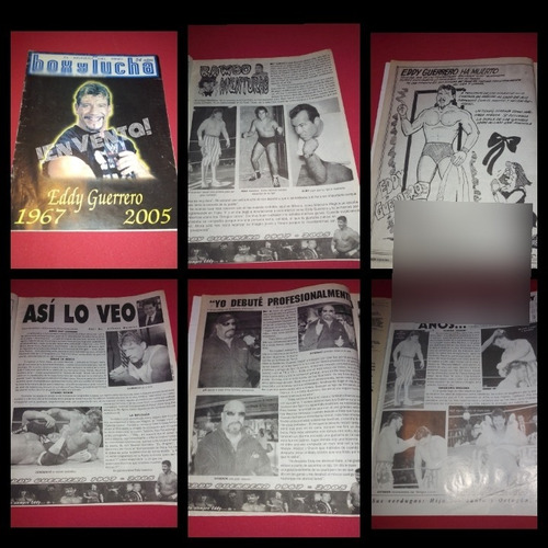 Revista Lucha Libre Sobre Eddy Guerrero 13 Páginas!! 