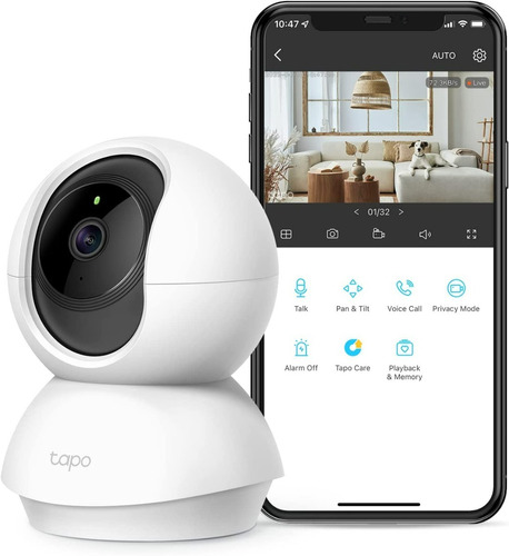 Camara Seguridad Tp-link 360 Int. Tapo C210 Alexa Google