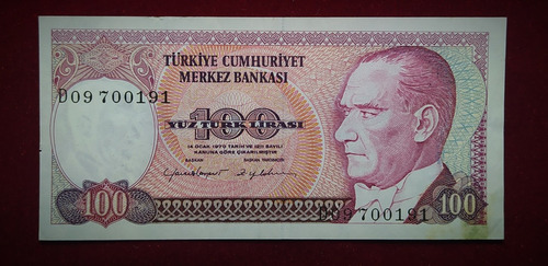 Billete 100 Liras Turquia 1983 Pick 194 A