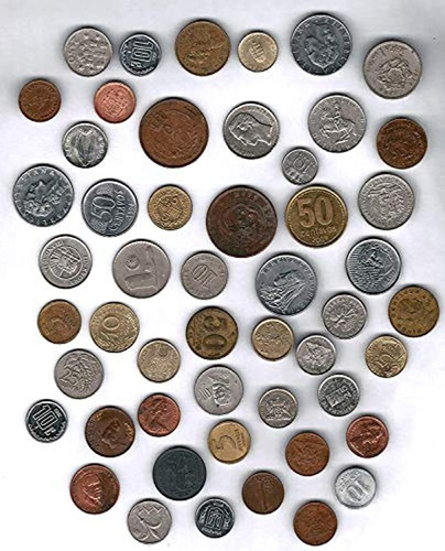 Bolsa De 50 Monedas Coleccionables