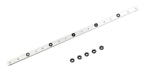 450mm aleaci/ón de aluminio Ranura en T de riel en inglete Losa deslizante no porosa Herramienta de carpinter/ía para enrutador sierras de cinta Losa deslizante de barra en T prensas de perforaci/ón