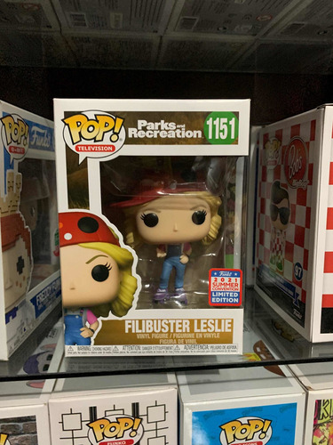 Funko Pop 1151 Parks And Recreation Filibuster Leslie Sdcc