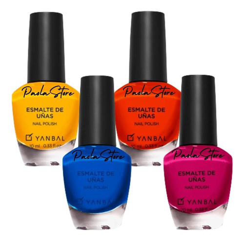 Esmalte De Uñas Coleccion Cartagena Pack.x4 Yanbal Surquillo