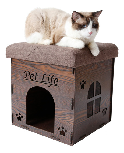 Pet Life Banco Plegable Para Muebles Para Gatos, Tumbona Pa.