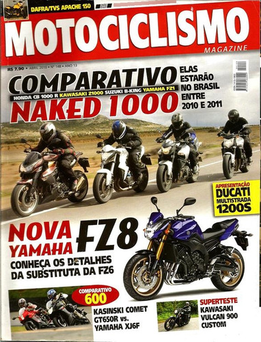 Motociclismo 148 * Cb 4000 R * Z1000 * B-king * Fz1