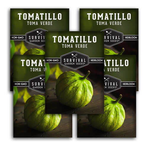 Semilla De Tomatillo Verde Para Huerto Casero